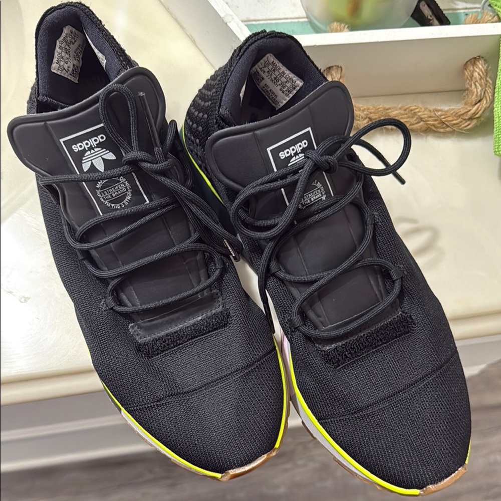 Adidas Black High-Top Sneakers - Picture 1 of 4